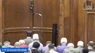 1-9-26 Jumah Khutbah