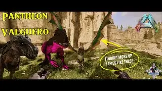 Hunting for OP Tames on Ark Survival Ascended Valguero