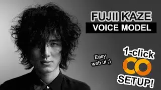 Fujii Kaze AI Voice Model - RVC 1-CLICK Google Colab Setup