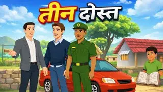Three Friends | Hindi Kahaniyan | Moral Stories | Bedtime Stories | Story