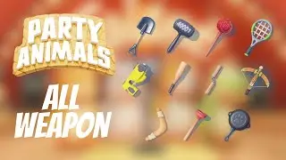 Party Animals Playtest - All Weapon Showcase (4k60)