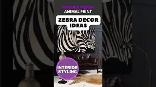 Animal print : Zebra Decor Inspiration #interiordecor