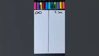 Drawing, But I ONLY have 9 Seconds&hellip; (#shorts)