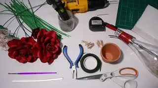 Paper flower Tutorial: Multi functional  decor