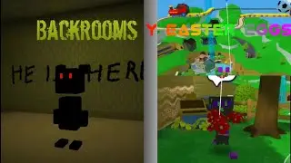 COMO ENTRAR EN LOS BACKROOMS + EASTER EGGS | SBA |Butiks