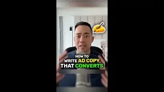 How to write ad copy that CONVERTS anyone 💯 #shorts