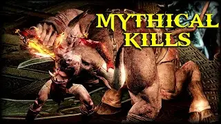 Kratos Killing Some Mythical Creatures for You | God of War