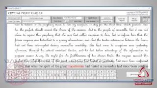 Cursive font image to text conversion
