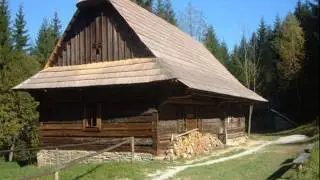 Pri koscele biely dom - LH z Oscadnice - 1959 (Kysuce)