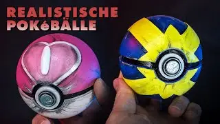 DIY LIEBESBALL & FLOTTBALL / POK&eacute;MON POK&eacute;BALL TUTORIAL #pokemon #pokeball #cosplay #diy #kurtbastelt