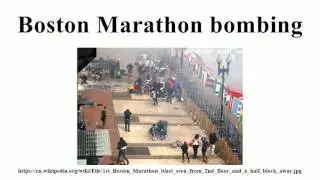 Boston Marathon bombing