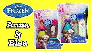 Disney Frozen Anna & Elsa Clip On Dress Figures