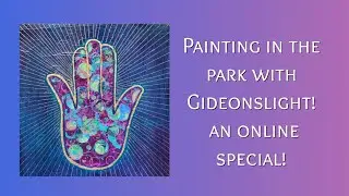 The Hamsa! A creative coaching painting class with Gideonslight!