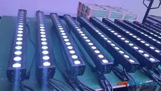 DMX512 LED Pixel Wall Washer Light  RGB 18x3Watts IP66
