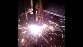 TEST PLASMA CUT SUS316  13mm Hole diameter 50mm