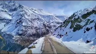Snowfall Astore valley GB Pakistan 2024