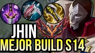 ¡LA MEJOR BUILD PARA JHIN EN LA NUEVA TEMPORADA! Jhin Gran Maestro Runas y Objetos para SoloQ!