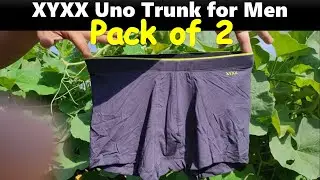 XYXX Pack of 2 Uno Intellisoft Micro Modal Solid Men Trunk #unboxing