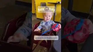 Never lose baby's favorite toy again! #hack #parenthack Stop the Drop with Busy Baby!