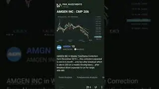 AMGEN INC STOCK OUTLOOK #pnwinvestments #amgen #us30