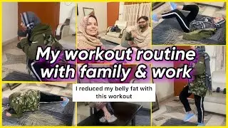 How I reduced my belly fat after delivery? How I manage my workout with housework, job & kid