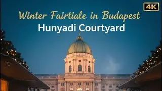 Budapest: Christmas Fair Walk at the Royal Palace Courtyard (Ambient) ❄️✨