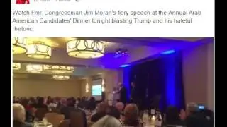Fmr. Rep. Jim Moran Blasts Trump, Anti-Arab Rhetoric