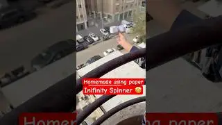 Paper made infinity spinner #infinity #kuwait #youtubeshorts #youtube #viral #viralvideo #shorts