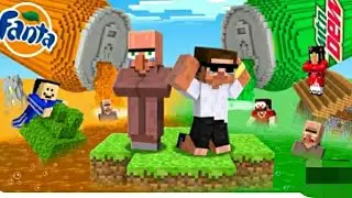 Carry and Doorbin Survive Fanta Flood in Minecraft