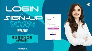 Build a Login & Sign-Up Form: Free Source Code Included | Link in the Description |by #nwe