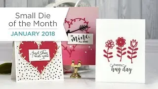 Spellbinders January 2018 Small Die of the Month