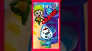 Dino Tom 🦖 vs Hank 🐶 | Gold Run Funny Fails Clash!