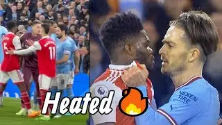 Jack Grealish vs Partey fight as Man City vs Arsenal