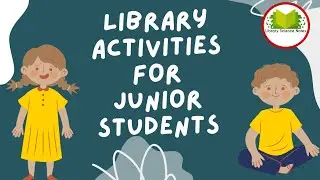 Library Activities For Junior Sections (Class 5th-8th)#libraryactivities #libraryscience