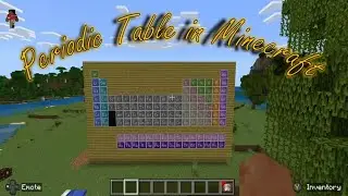 Периодическая таблица в Minecraft