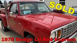 SOLD - 1978 Dodge Lil Red Express - Walk Around 14445