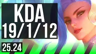 ZYRA vs QIYANA (JGL) | Good KDA: 19/1/12 | KR Master | 25.24