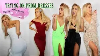 TRYING PLT's PROM RANGE | Cheap prom dresses?