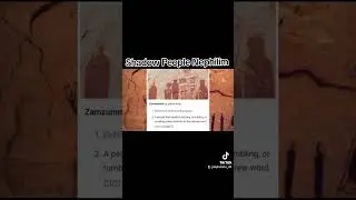 Sleep Paralysis Shadow People