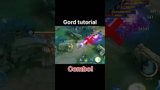 Gord tutorial combo😂 #mobilelegends #mlbb #gord