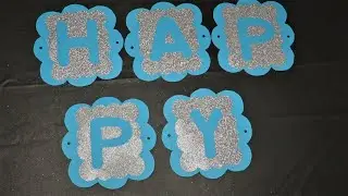 DIY Happy Birthday Banner / Easy and Inexpensive Party Favors