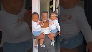 NICHOLAS KIOKO WITH HIS ADORABLE AND CUTE TWINS 🥰🥺 #wamboashley #nicholaskioko #kenyantiktok #twins
