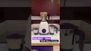 Bajaj Ninja Carve 750W Mixer Grinder 🔥