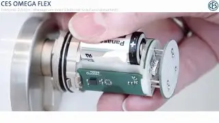 Elektronikzylinder Montage von innen - CES OMEGA FLEX