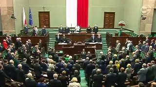 Polish Parliament tribute heroes Warsaw Ghetto (Eng sub) Uprising 70th anniversary