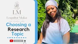 Choosing a Research Topic