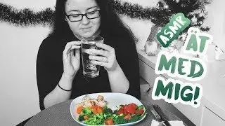 ASMR Lax Broccoli Morot Sallad | Eating & Water Sounds |  Swedish Whisper (NEW MIC!)