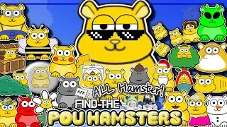 [🐹ALL Pou Hamster🐹] 💩Find The Pou Hamsters 47 🔎How to get ALL Badges🎵 - 🎮ROBLOX [2025]