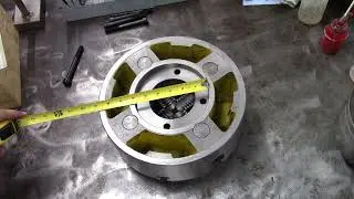 Fitting a Four Jaw Chuck to Monarch Merit Lathe