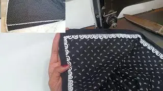 Kurti Ghera Design with lace | Beautiful Kurti Design making | Sarabjit Kaur Saini
